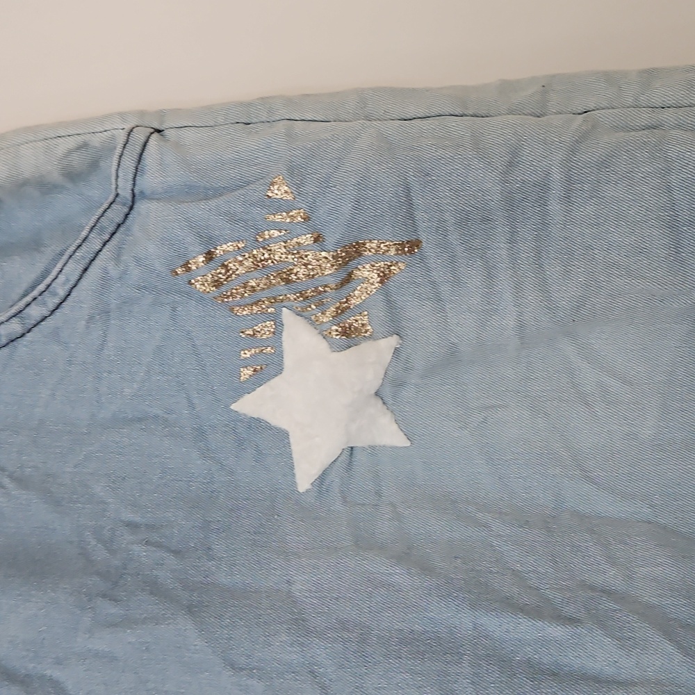 Venti6 Joggers Denim Blue with Drawstring & Stars - Picture 2 of 8